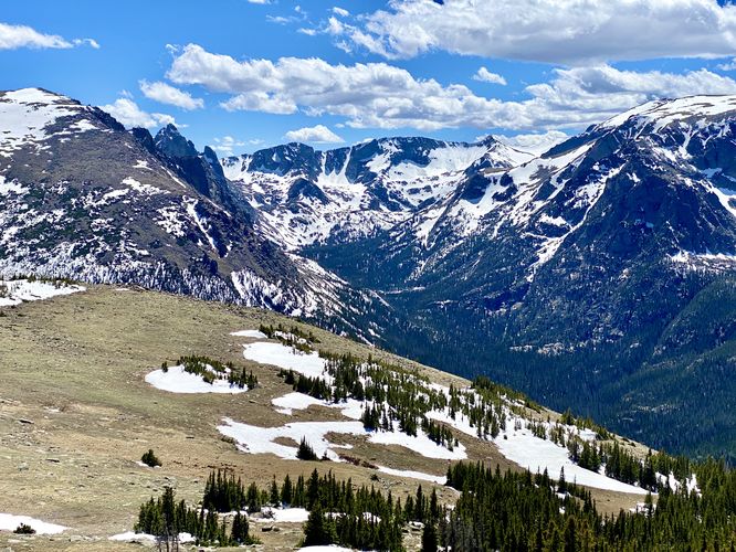 Stunning alpine views from the Ute Trail
