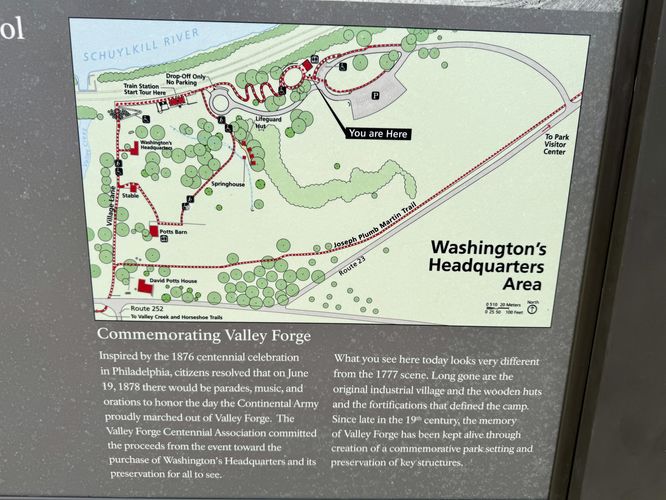 Washington's Headquarters Area map