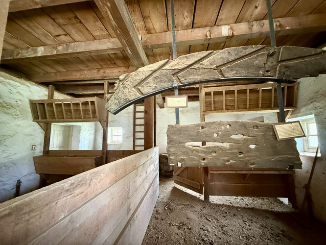 Inside the restored stable of George Washington
