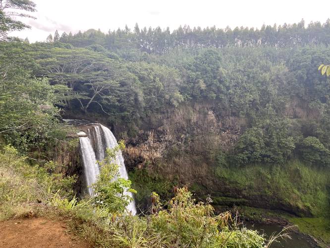 Wailua Falls, approx. 85-feet tall