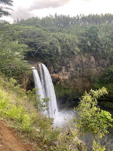 Wailua Falls, approx. 85-feet tall