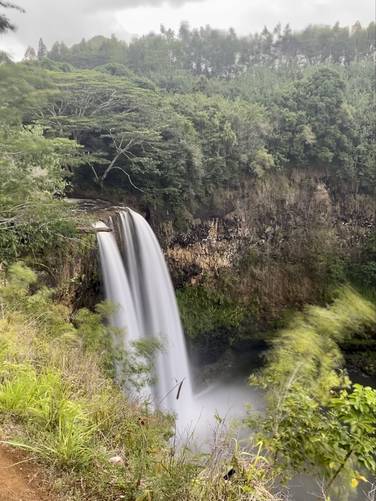 Wailua Falls, approx. 85-feet tall (long exposure)