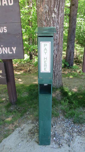 Self pay station when Ranger Station is unstaffed