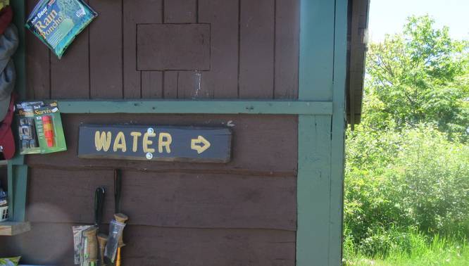 Potable water available for hiker and their dogs 