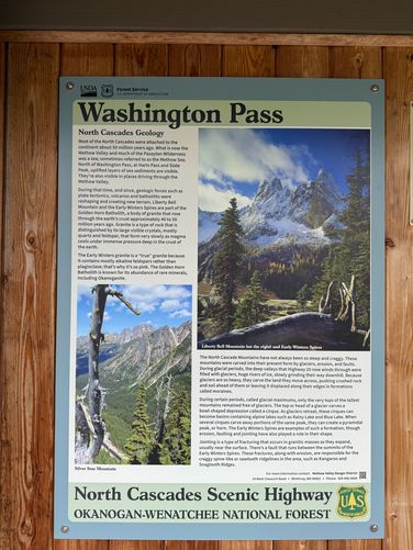 Washington Pass info kiosk