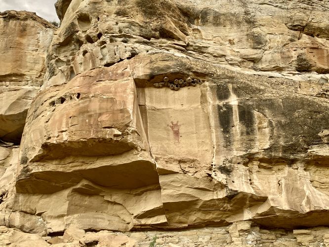 The Guardian ancient pictograph (~2,000 years old)