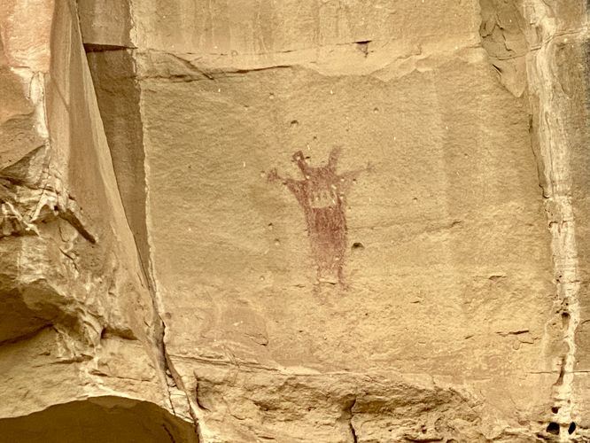The Guardian ancient pictograph (~2,000 years old)