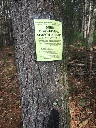 Deer Hunting Warning