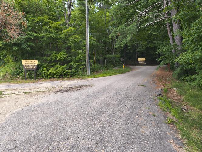 Entrance to White Ledge Campground 