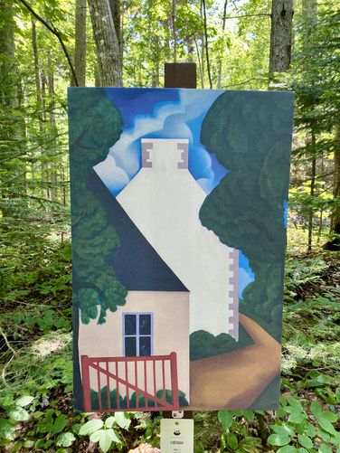 Houses painting