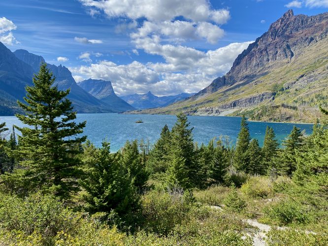 View of Wild Goose Island and Saint Mary Lake