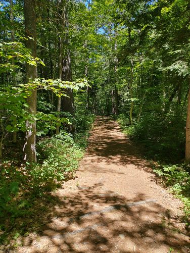 The trail invites you to explore