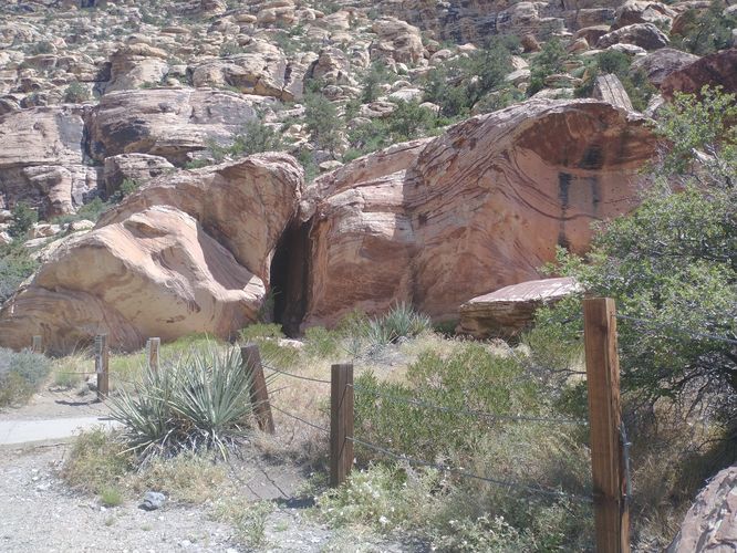 Barrier to help preserve Pictographs