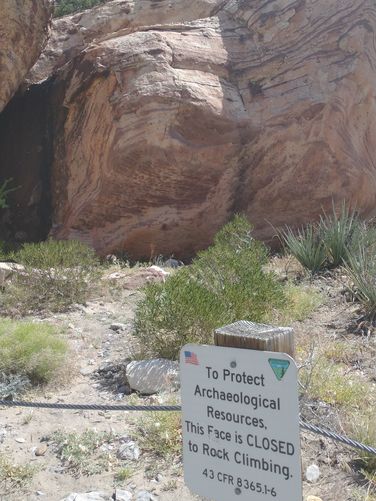Pictographs are off limits