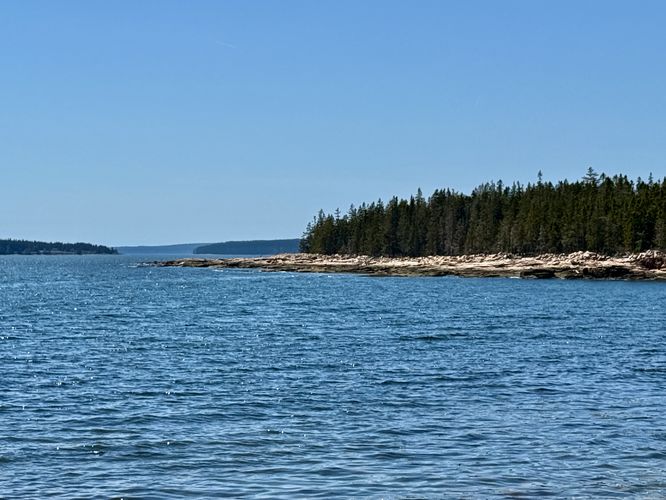 View of the ocean