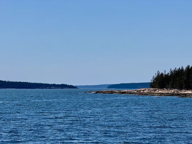 View of islands off of the coast