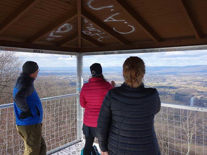 Picture 5 of Woodstock Tower Hike 012817