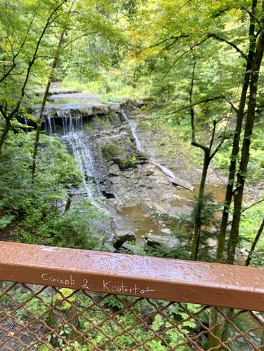 Yatesville Falls 30-feet tall