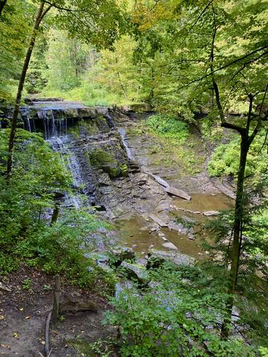 Yatesville Falls 30-feet tall