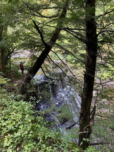 Yatesville Falls 30-feet tall