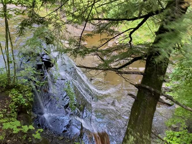 Yatesville Falls 30-feet tall